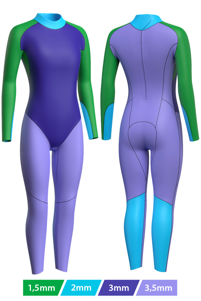 Гидрокостюм MAD WAVE WOMEN WETSUIT RAPID