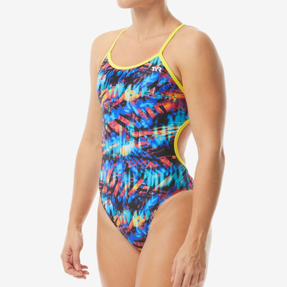 Купальник слитный TYR Madagascar Crosscutfit Tieback