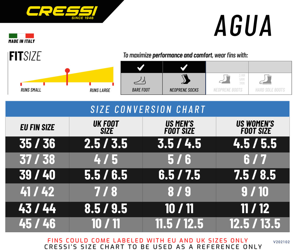 Ласты CRESSI AGUA