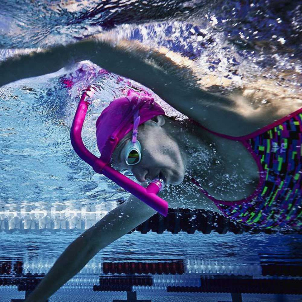 Трубка TYR Pink Ultralite Snorkel 2.0