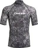 Футболка из лайкры с коротким рукавом RASH GUARD муж. Камуфляж черно-серый Cressi