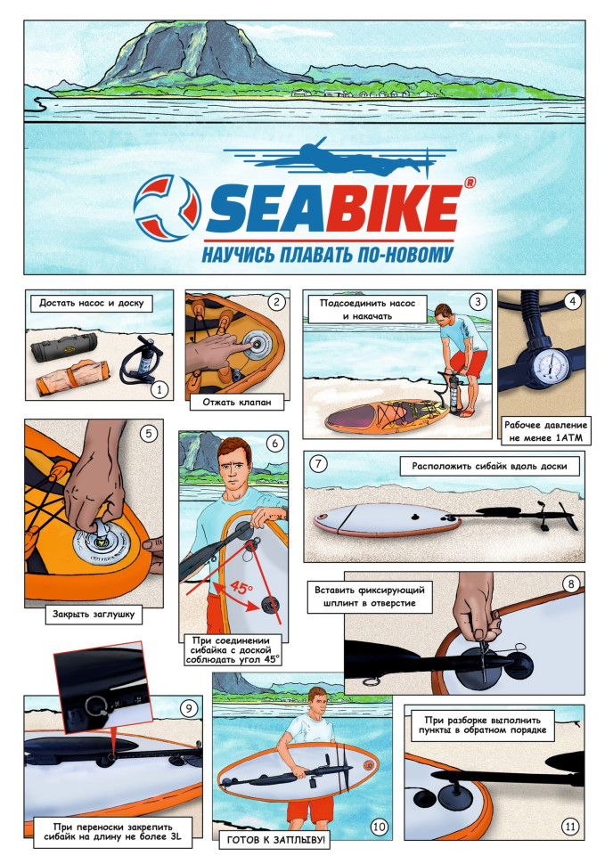 Набор для подводной охоты SEABIKE