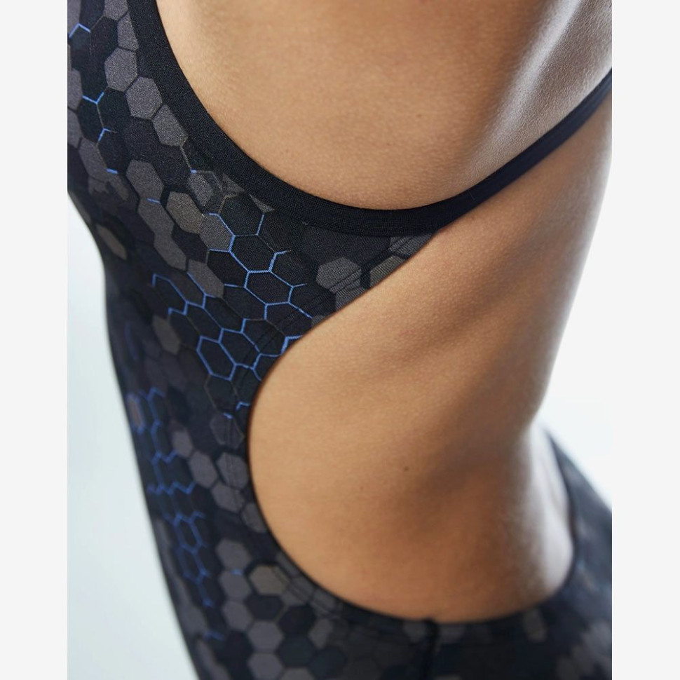 Купальник слитный TYR Carbon Hex Cutoutfit